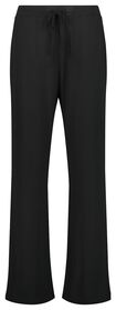 pantalon de pyjama femme noir noir - 1000022617 - HEMA