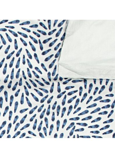 Bettwäsche – Soft Cotton – grafisches Muster blau - 1000016624 - HEMA