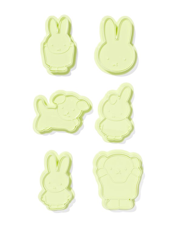 6er-Pack Miffy-Ausstechformen, mit Stempel - 60410081 - HEMA