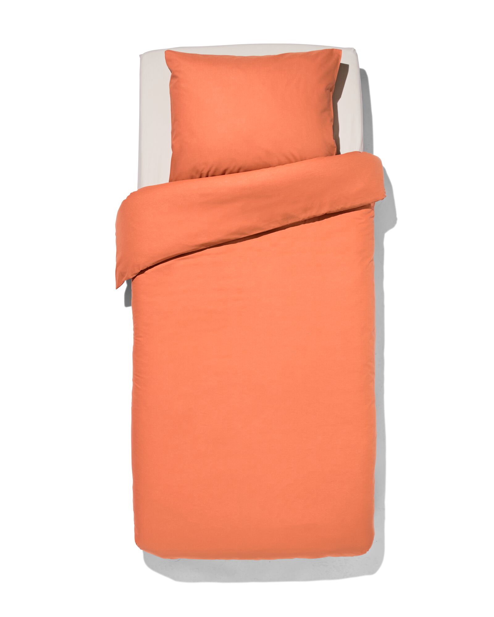 dekbedovertrek 140x200/220cm zacht katoen sunburn - 5750082 - HEMA