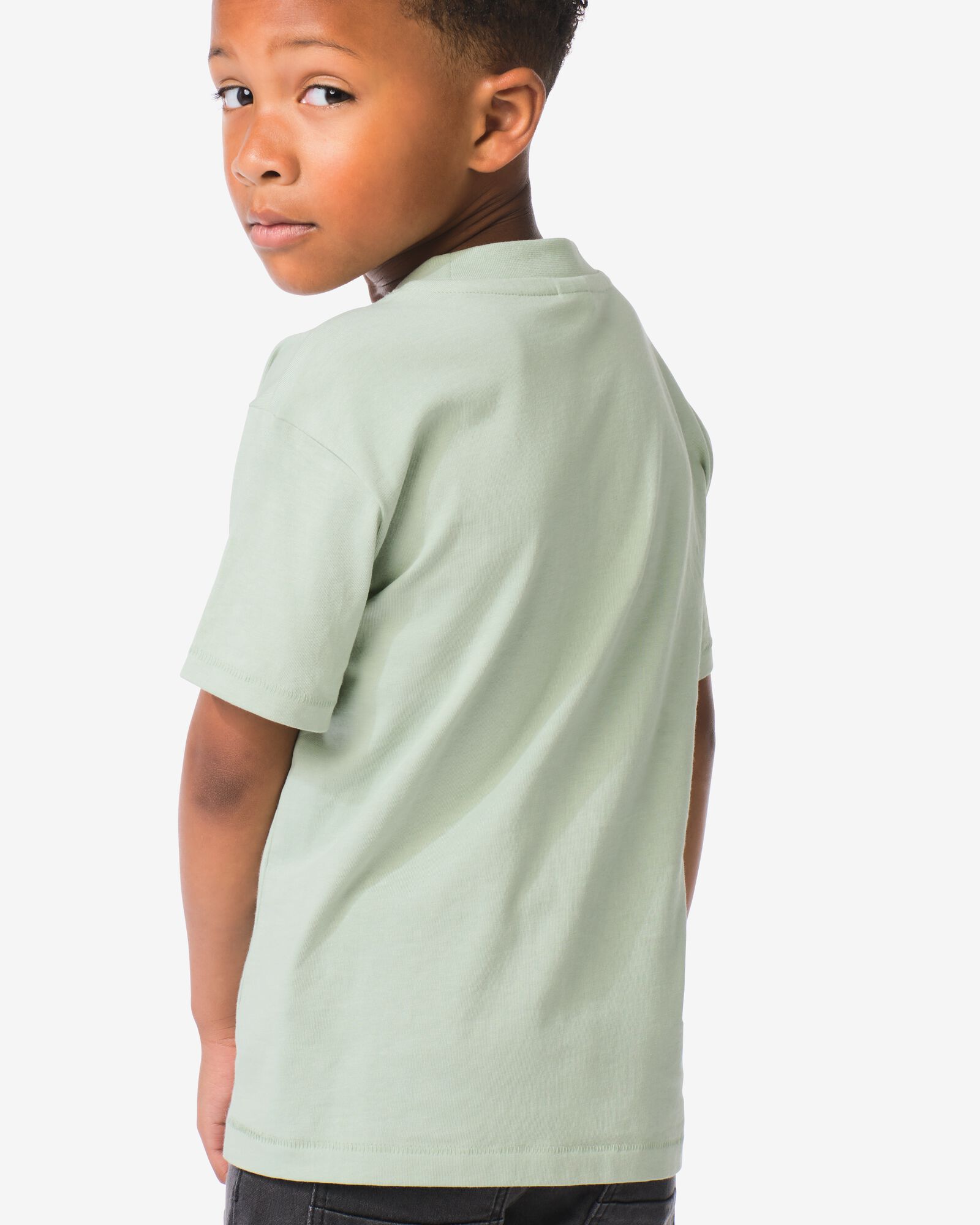 Kinder-T-Shirt mit Print gr&uuml;n gr&uuml;n - 30718506GREEN - HEMA