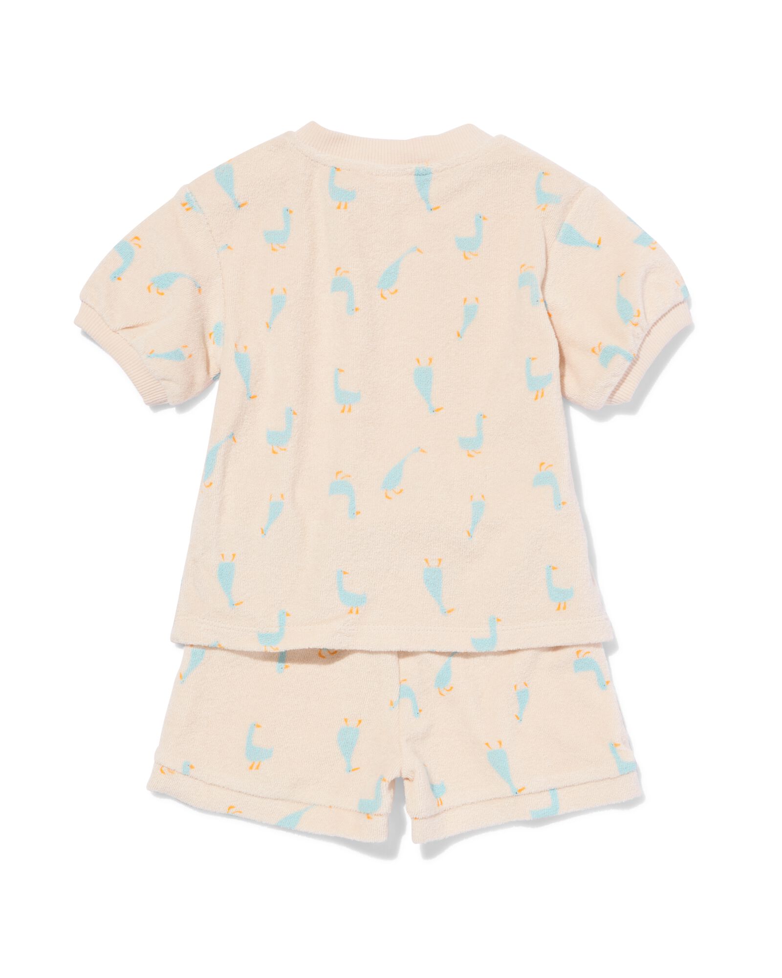 ensemble vêtements nouveau-né éponge canards écru - 33418620ECRU - HEMA