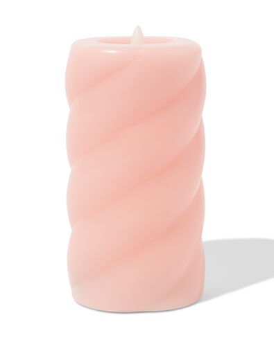 bougie led ⌀7,5x16cm twist - 41840252 - HEMA