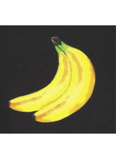 Kinder-Sweatshirt mit Rundhalsausschnitt – Bananas & Bananas schwarz 74/80 - 30877928 - HEMA