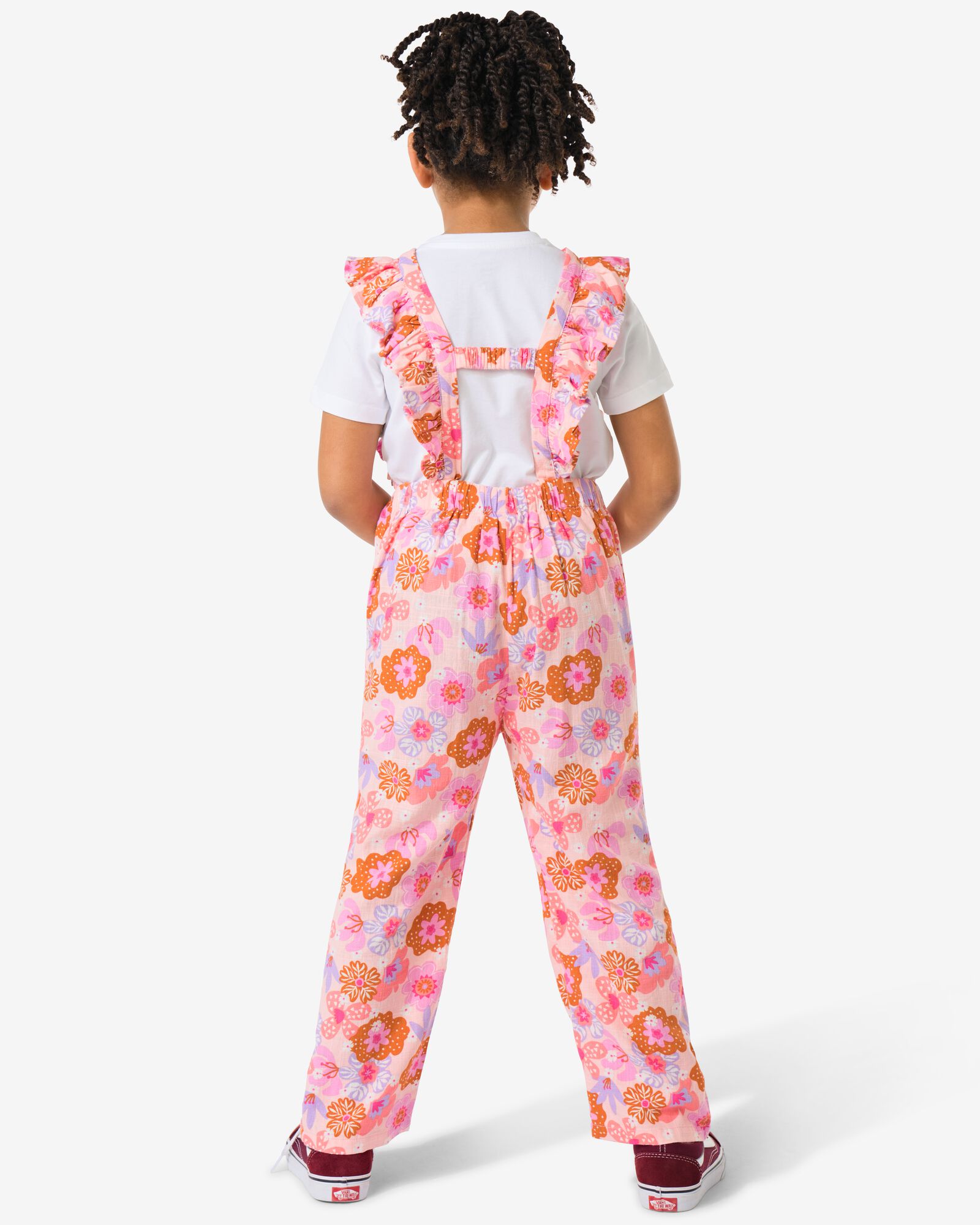 Kinder-Jumpsuit, gebl&uuml;mt rosa rosa - 30863912PINK - HEMA
