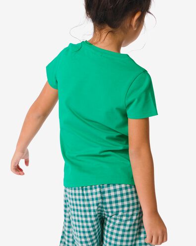 Kinder-Shirt, Biobaumwolle grün 110/116 - 30832362 - HEMA
