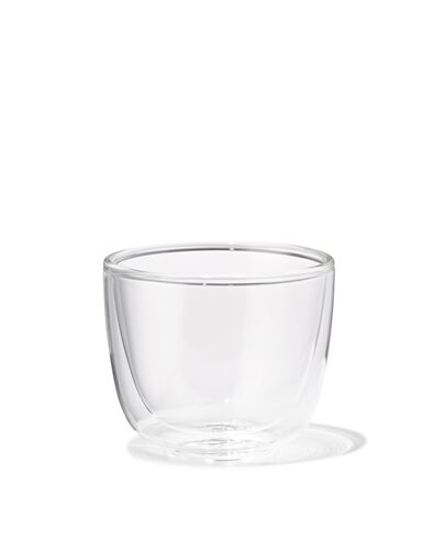 mug &agrave; espresso 120 ml en verre borosilicate double paroi - 80660342 - HEMA