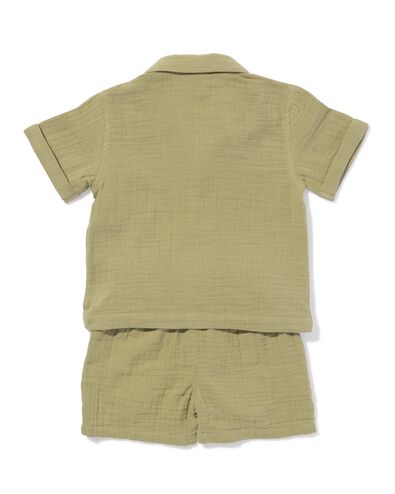 ensemble de v&ecirc;tements b&eacute;b&eacute; coupe confortable mousseline vert vert - 33186570GREEN - HEMA
