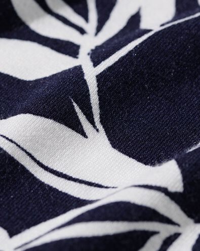 Damenhose Mila, regul&auml;re Passform, Bl&auml;tter dunkelblau dunkelblau - 36202870DARKBLUE - HEMA