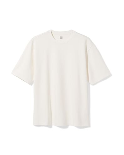 t-shirt homme Job coupe oversize blanc cass&eacute; blanc cass&eacute; - 2179020OFFWHITE - HEMA
