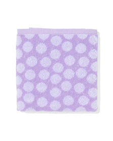 Küchenhandtuch, 50 x 50 cm, Baumwolle, violett mit Punkten - 5440256 - HEMA