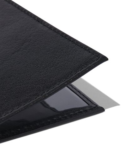 Leder-&Ouml;PNV-Kartenetui - RFID-Schutz - Schwarz - 18120070 - HEMA