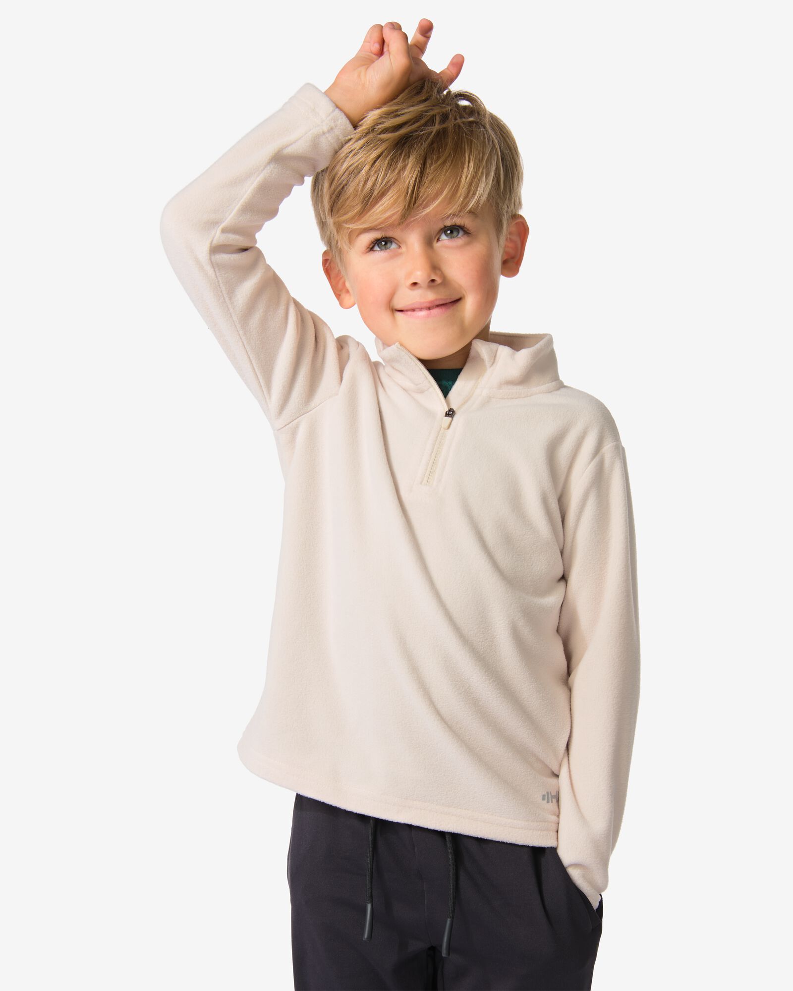 kinder skipully fleece creme - 30650128CREAM - HEMA