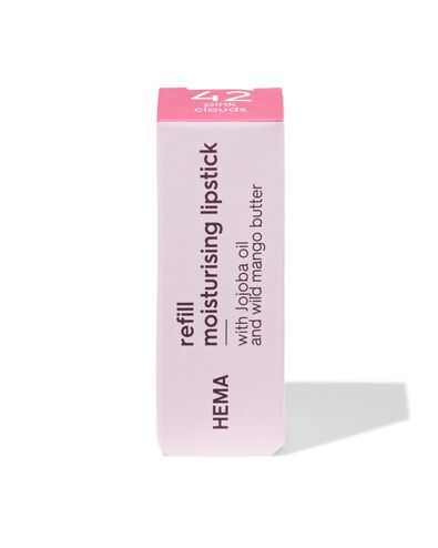 navulling moisturising lipstick 42 pink clouds - satin - 11230442 - HEMA