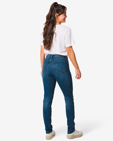 jean femme - modèle skinny bleu moyen bleu moyen - 1000018243 - HEMA
