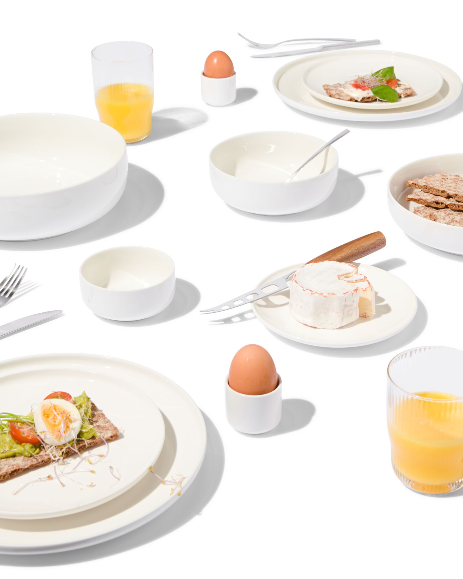 assiette &agrave; dessert - 16 cm - Rome - new bone - blanc - 9602045 - HEMA