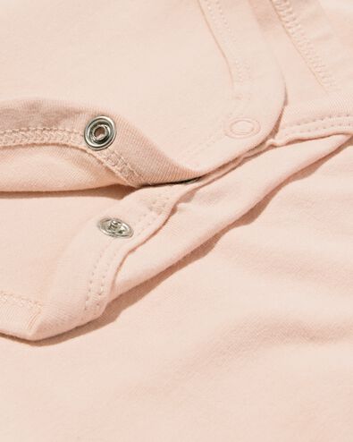 baby meegroei body roze roze - 33300360PINK - HEMA