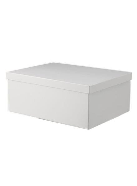 boîte de rangement carton A3 blanc - 39880021 - HEMA