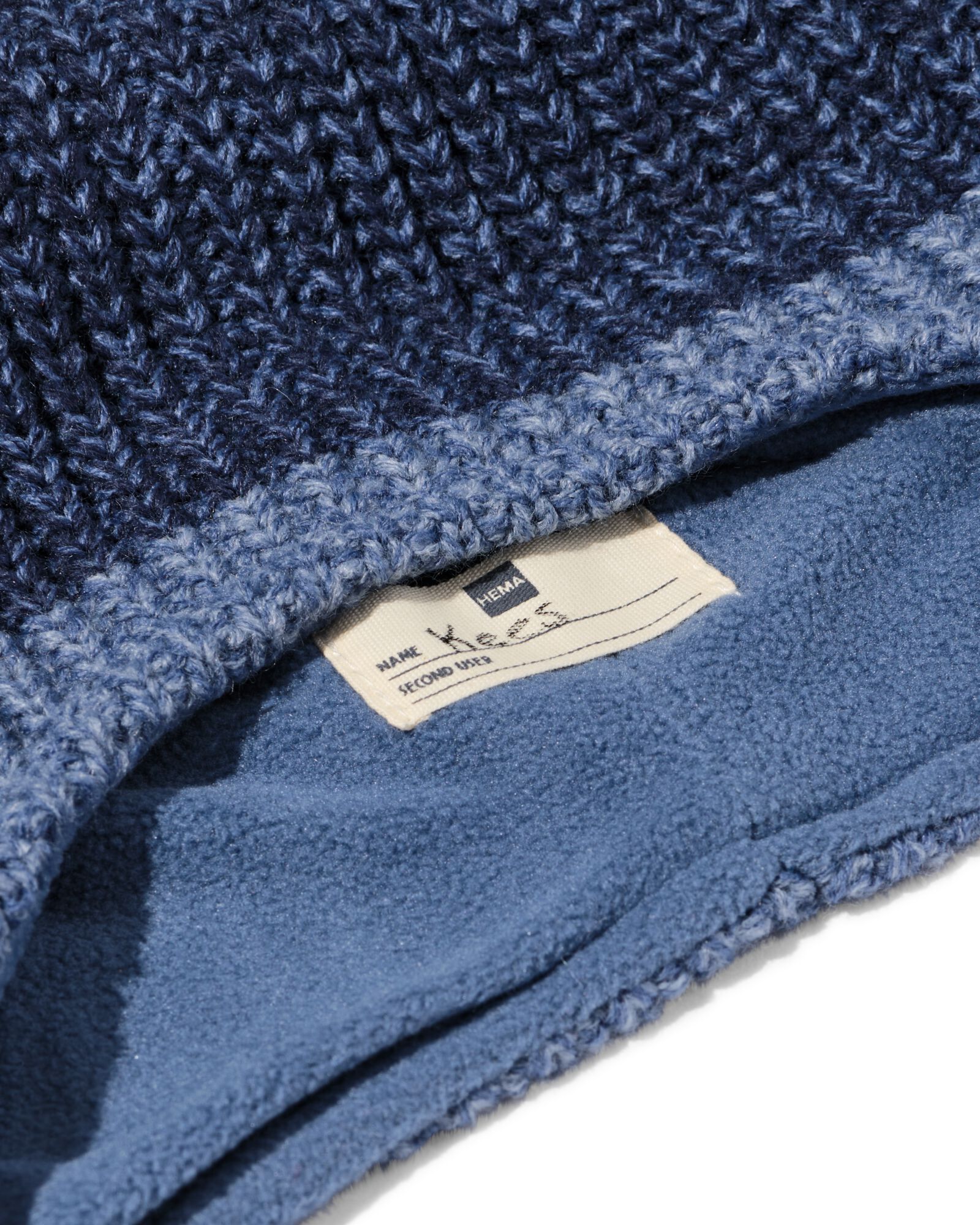 bonnet b&eacute;b&eacute; avec oreilles bleu bleu - 33200045BLUE - HEMA