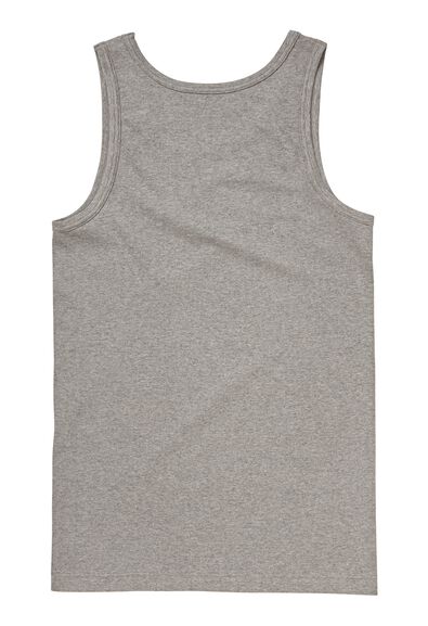 chemises homme sans couture perfect comfort - 2 pi&egrave;ces gris gris - 1000009849 - HEMA