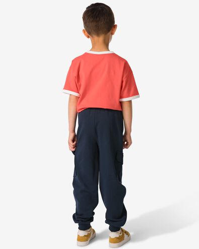 kinder cargo sweatbroek donkerblauw - 30702417DARKBLUE - HEMA