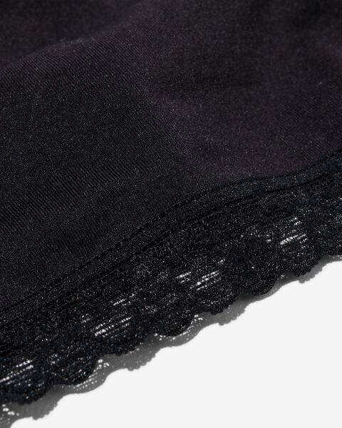 string femme sans coutures dentelle noir S - 19650101 - HEMA