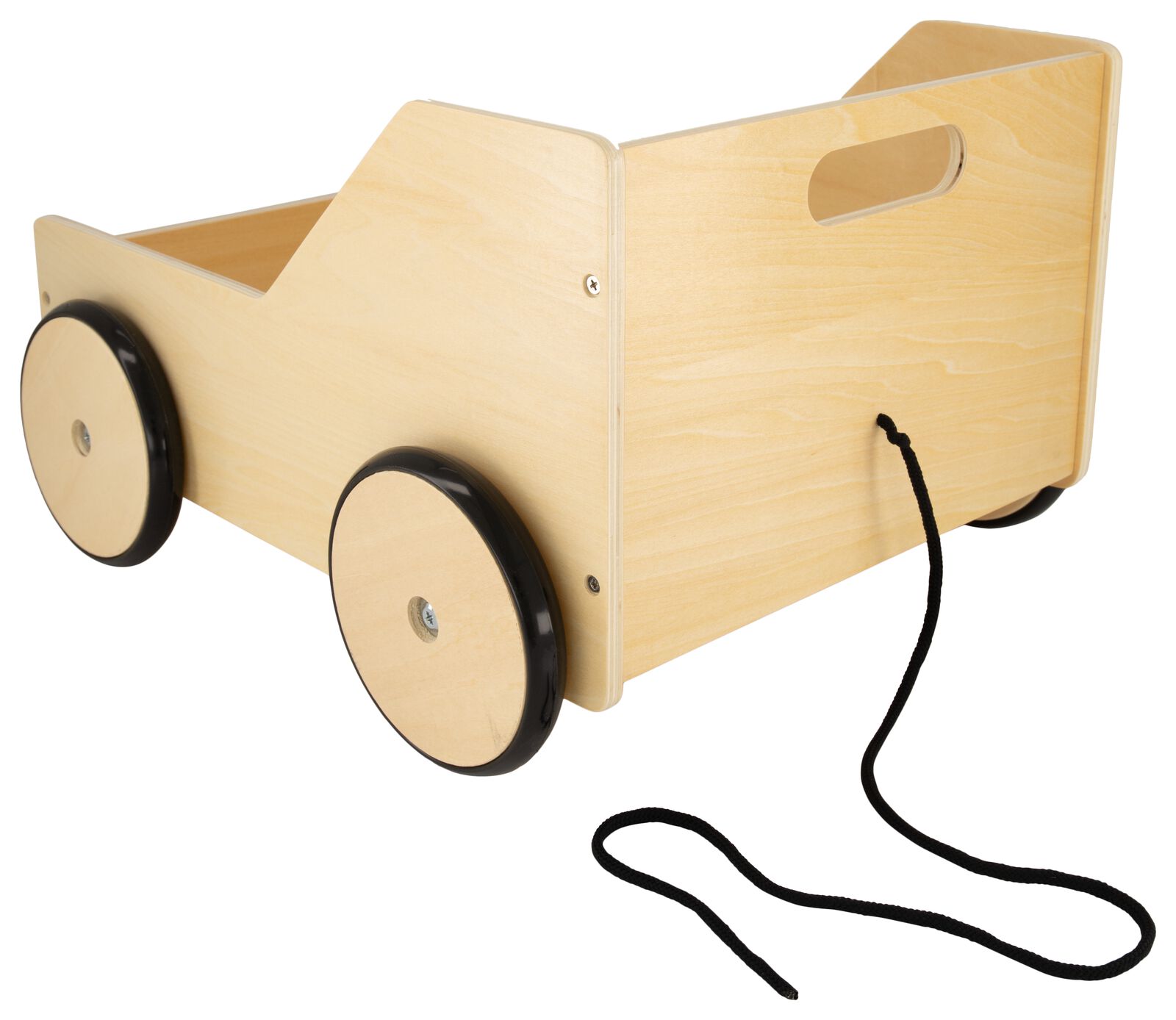 Holzwagen für Klappkisten, 36.5 x 42 x 27 cm - HEMA