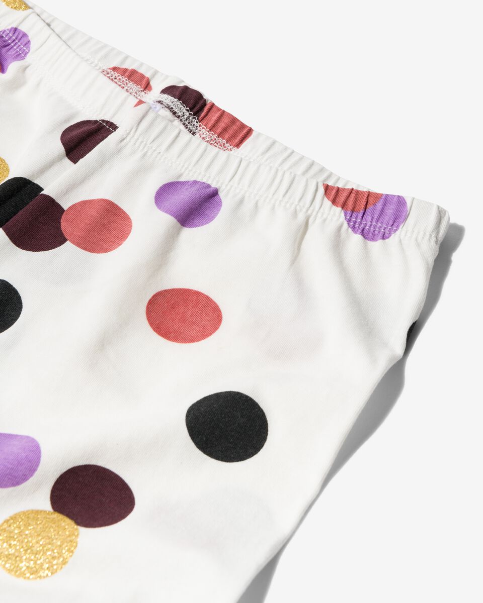 pyjama enfant confetti blanc cassé - 1000024689 - HEMA