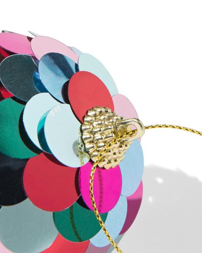 Pailletten-Weihnachtskugel ⌀6,9 cm, mehrfarbig - 25110063 - HEMA