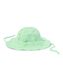 chapeau de soleil bébé coton avec broderie vert 74/80 - 33269987 - HEMA