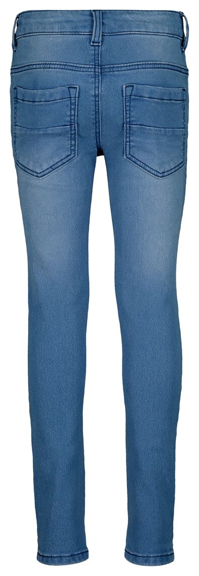 pantalon jogdenim enfant modèle skinny bleu moyen 128 - 30769847 - HEMA