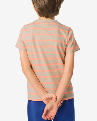 Kinder-T-Shirt, Streifen orange orange - 30785305ORANGE - HEMA