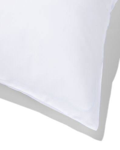 taies d'oreiller 60x70cm coton h&ocirc;tel satin blanc - 2 pi&egrave;ces   - 5180045 - HEMA