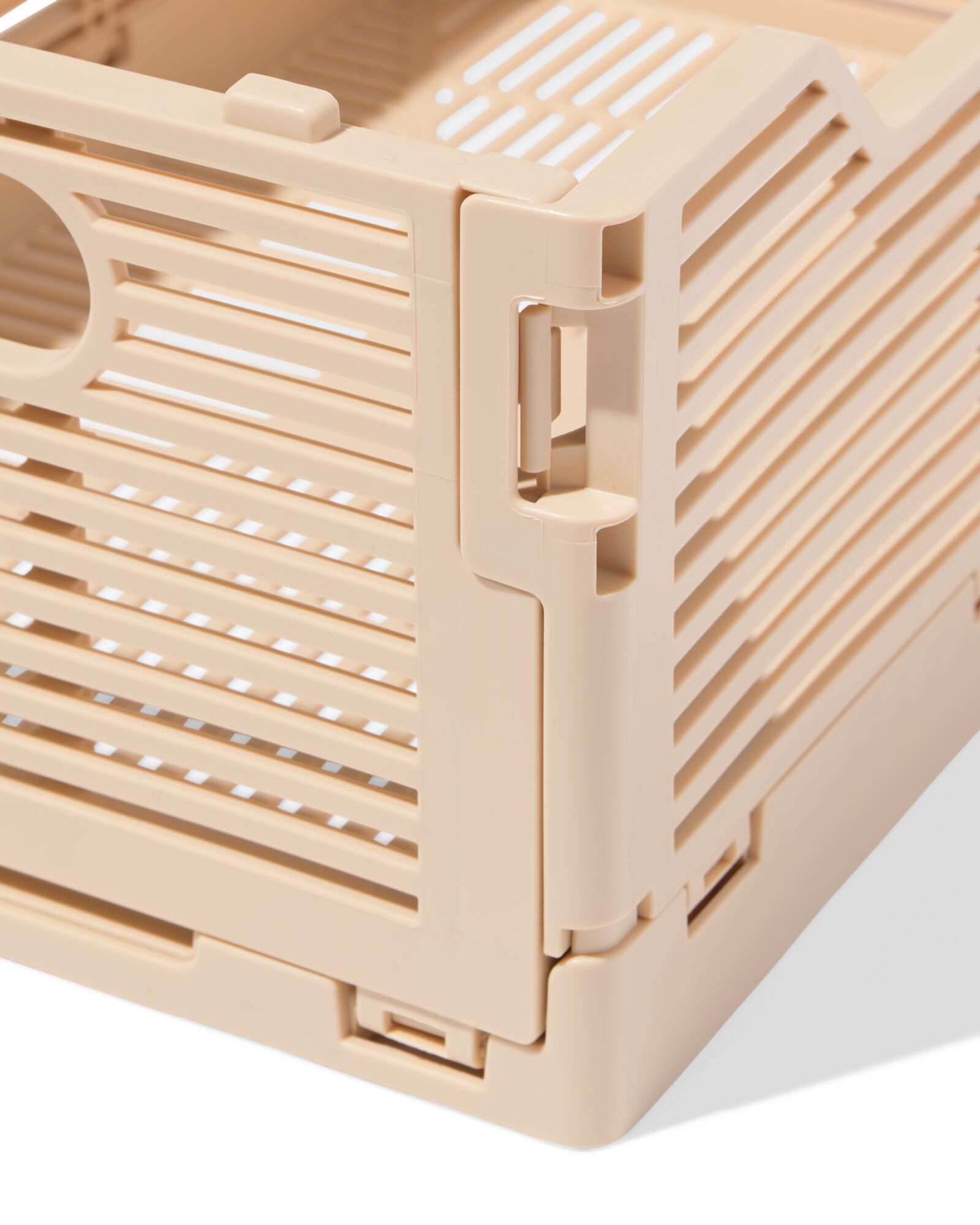 Buchstabentafel-Klappkiste, recycelt, S, beige beige S  20 x 30 x 11,5 - 39800026 - HEMA