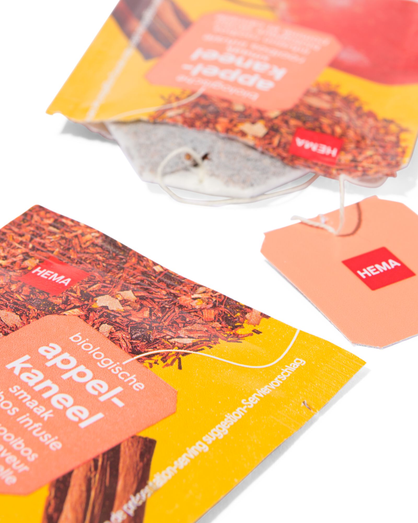 20 sachets d&rsquo;infusion biologique rooibos pomme cannelle - 17190305 - HEMA