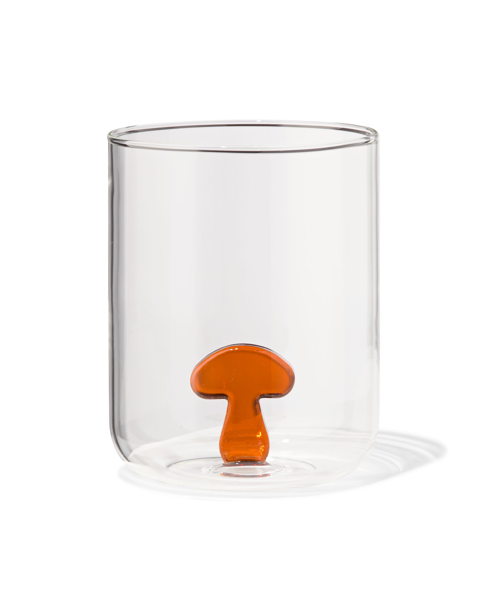 verre avec champignon 450 ml automne - 25200388 - HEMA