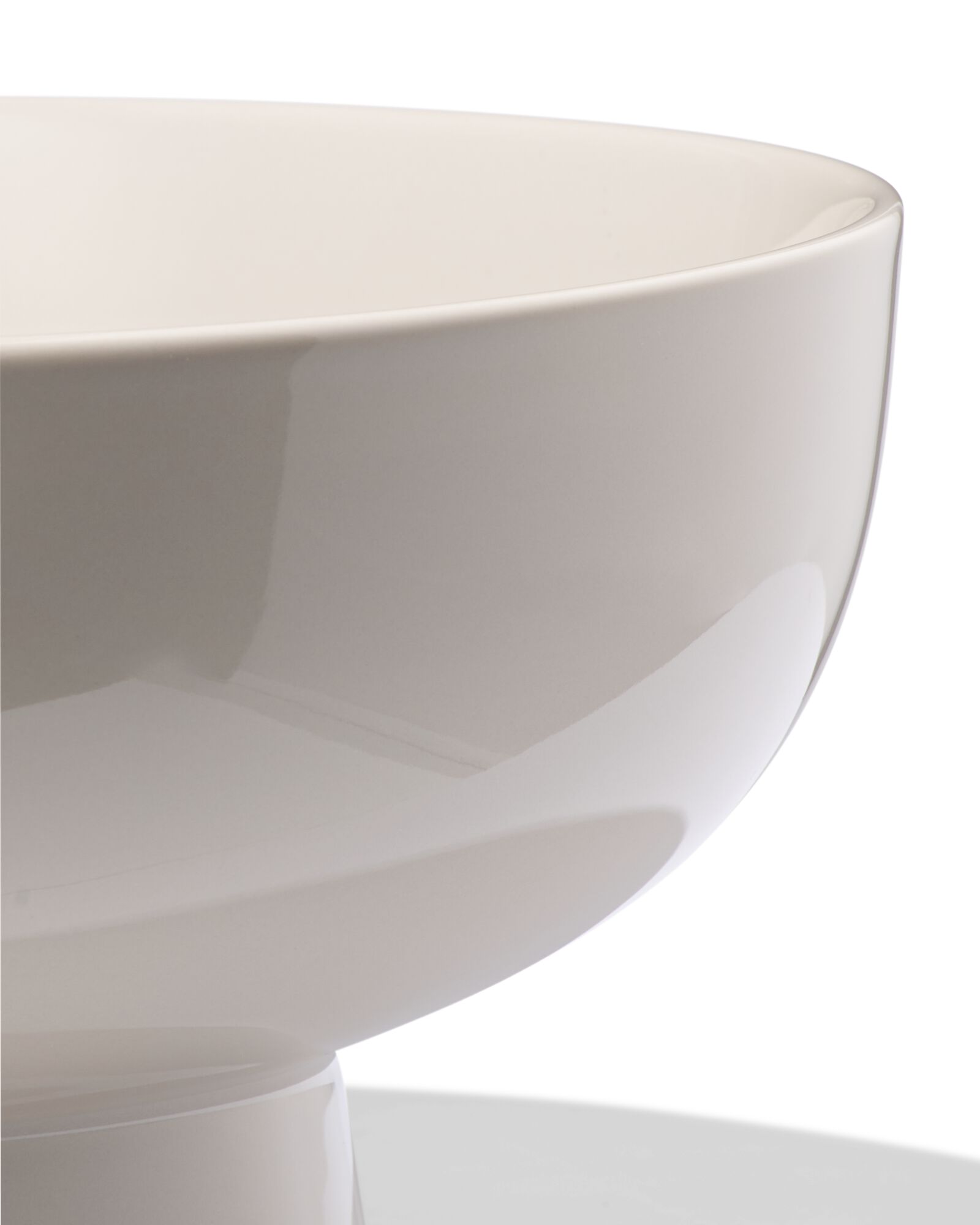 saladeschaal &Oslash;26cm Knap new bone china grijs - 9650322 - HEMA