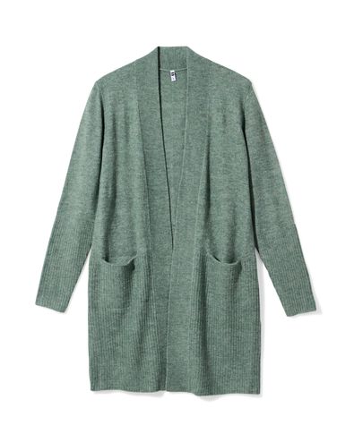 Damen-Strickjacke Lana gr&uuml;n gr&uuml;n - 36301160GREEN - HEMA
