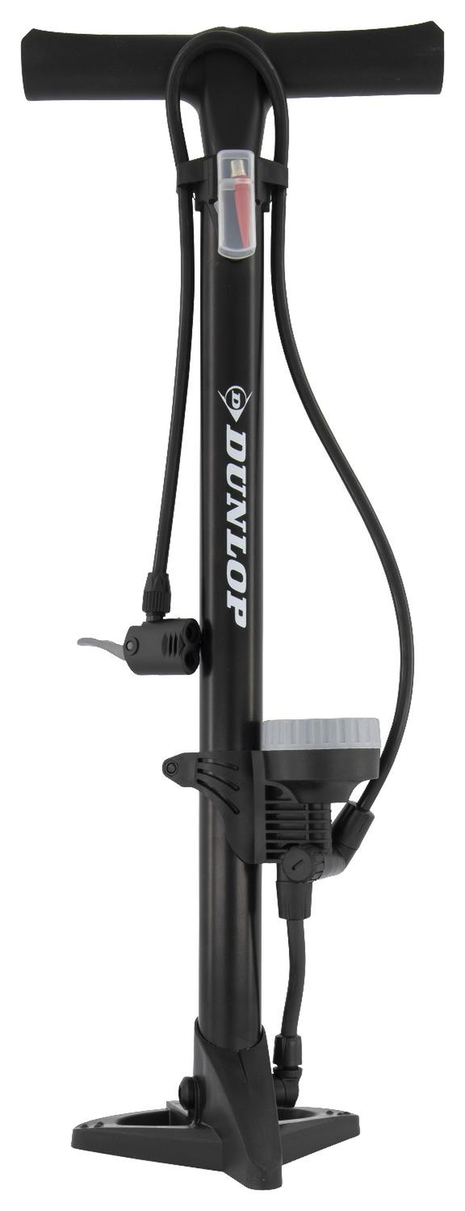pompe à vélo sur pied avec manomètre de 11 bar Dunlop - HEMA