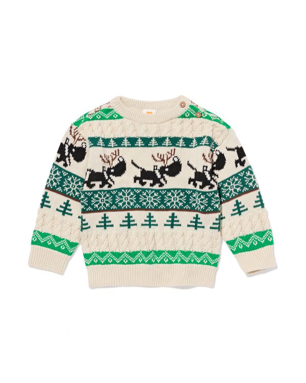 Takkie Babypullover gr&uuml;n gr&uuml;n - 33173770GREEN - HEMA