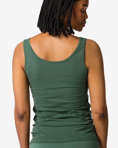 d&eacute;bardeur coton femme vert fonc&eacute; vert fonc&eacute; - 19681424DARKGREEN - HEMA