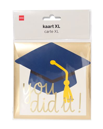 carte de v&oelig;ux XL 21x21cm r&eacute;ussite enveloppe - 60800676 - HEMA