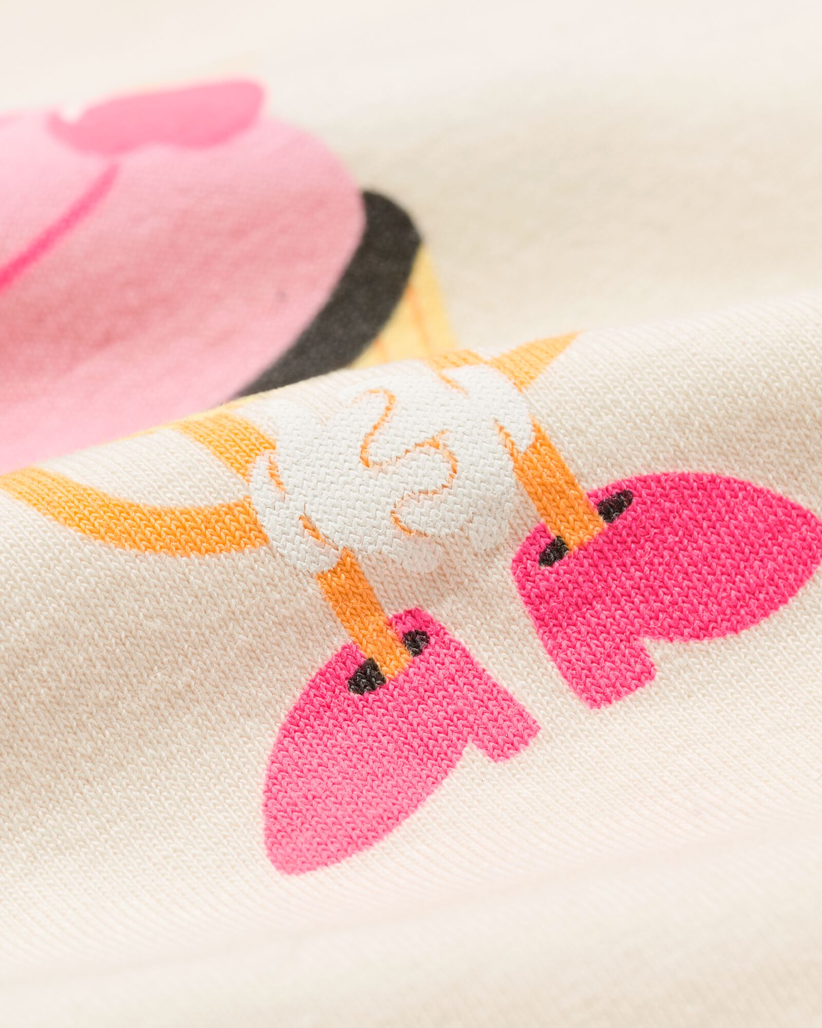 Kinderpyjama Fr&uuml;hst&uuml;ck mit Puppenpyjama eierschalenfarben eierschalenfarben - 23002560OFFWHITE - HEMA