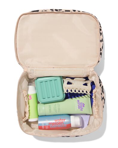 trousse de toilette 25x17cm l&eacute;opard - 11890737 - HEMA