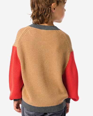 kindertrui gebreid beige beige - 30786811BEIGE - HEMA