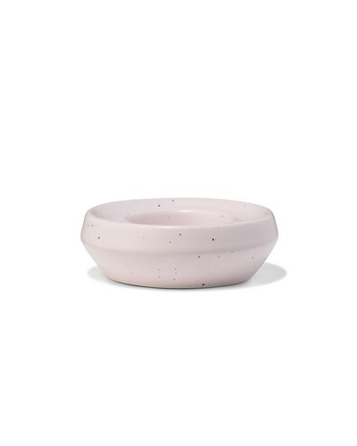 Eierbecher ⌀ 7,9 cm, Trend, Steingut, rosa, gesprenkelt - 9650351 - HEMA