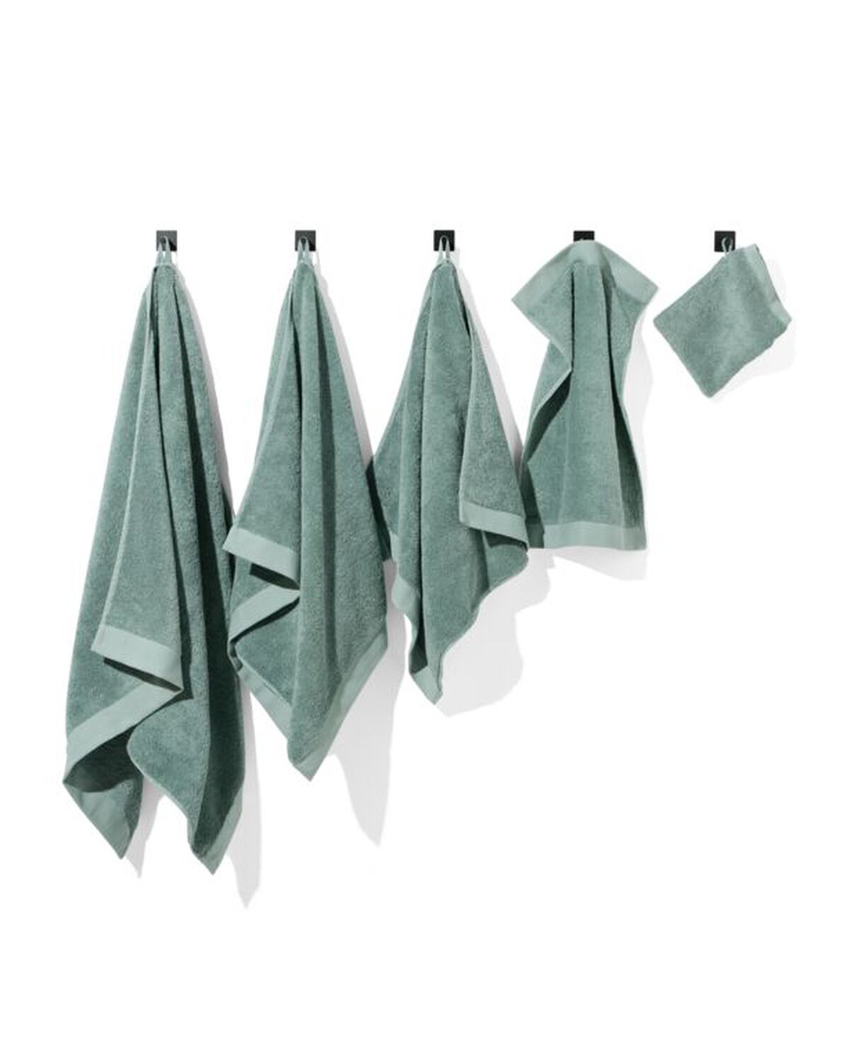 hotel handdoek extra zacht groenblauw - 201406.0 - HEMA