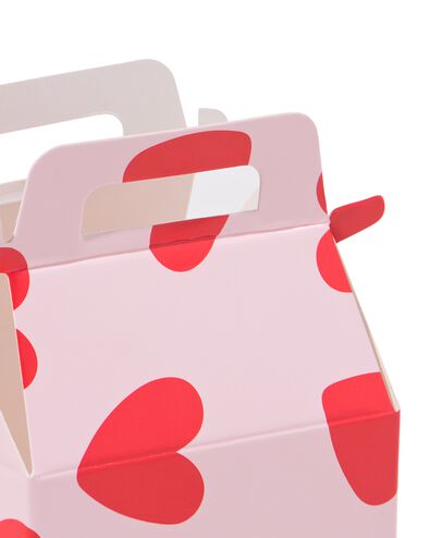 cadeaudoosjes 5x5x5cm hartjes - 6 stuks - 14700556 - HEMA