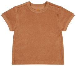 t-shirt bébé terry marron marron - 1000026814 - HEMA