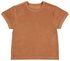 t-shirt bébé terry marron - 1000026814 - HEMA